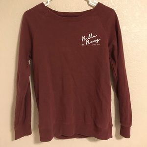 Maroon Billabong crewneck